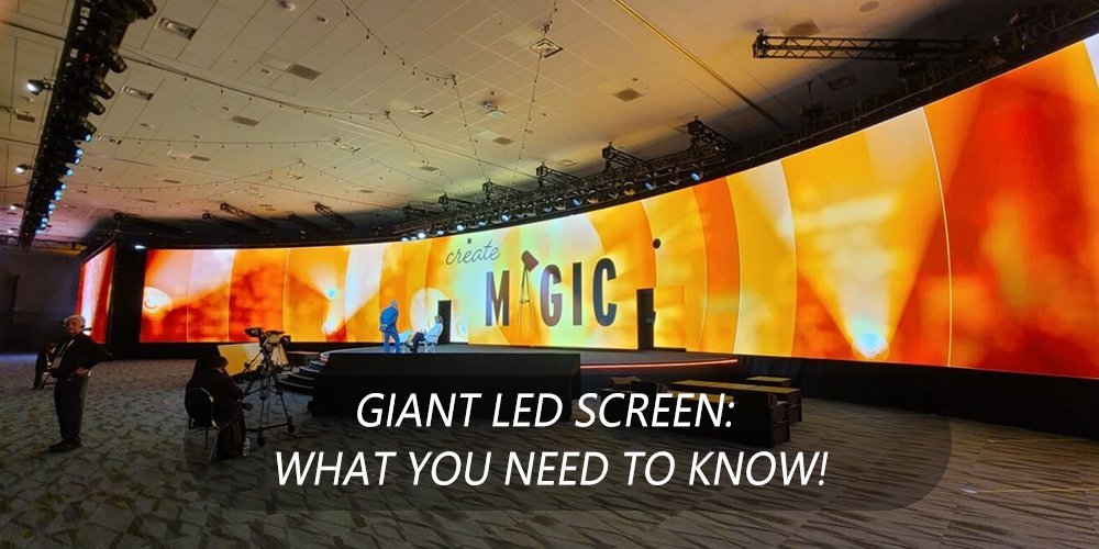 Tela de LED gigante O que você precisa saber