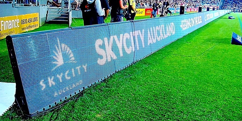 Affichage LED dans les stades