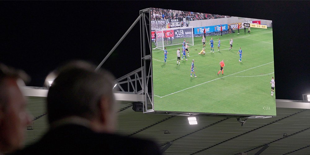 Affichage LED dans les stades