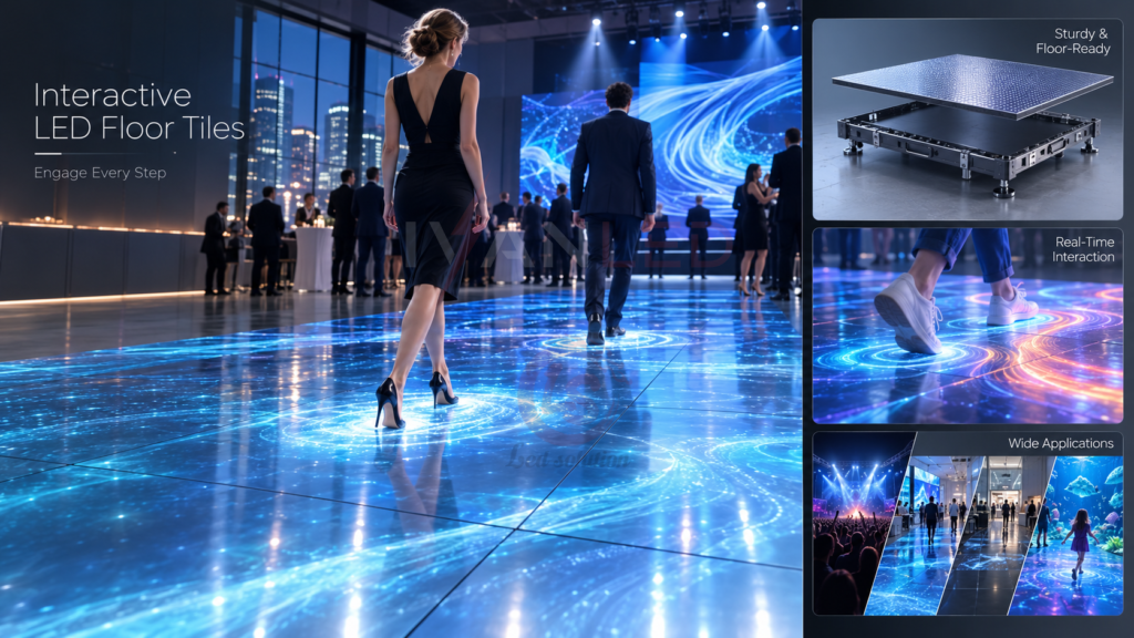 LED floor tile screens interactive flooring guide LED floor tile screens interactive flooring guide