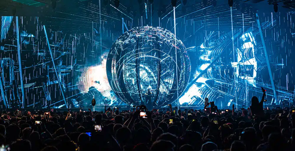 Sfera LED trasparente