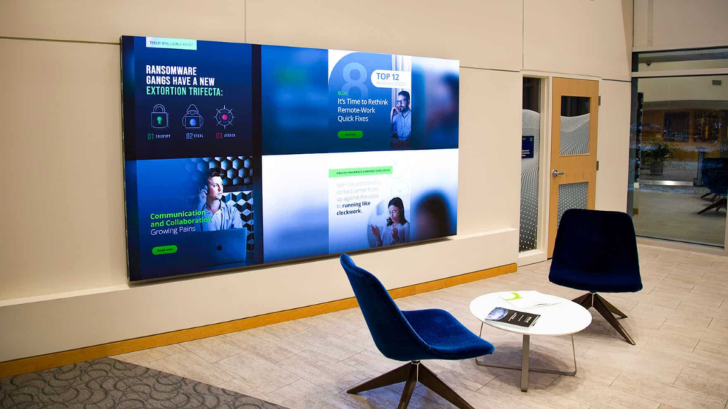 تصميمات شاشات LED المثبتة على الحائط