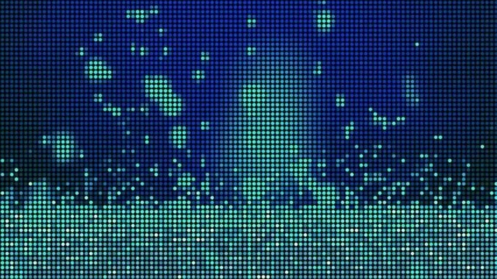 عملية خطوة بخطوة للحصول على تأثير شاشة LED النقطية