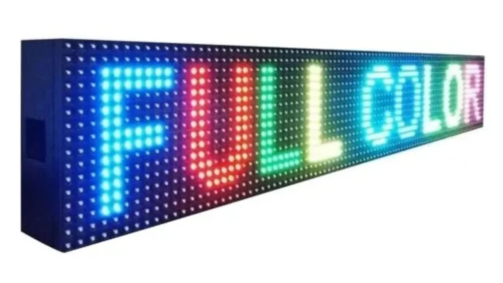 Preparing to Write on an LED Display Board