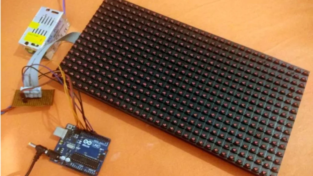 Programação da placa do visor de LED