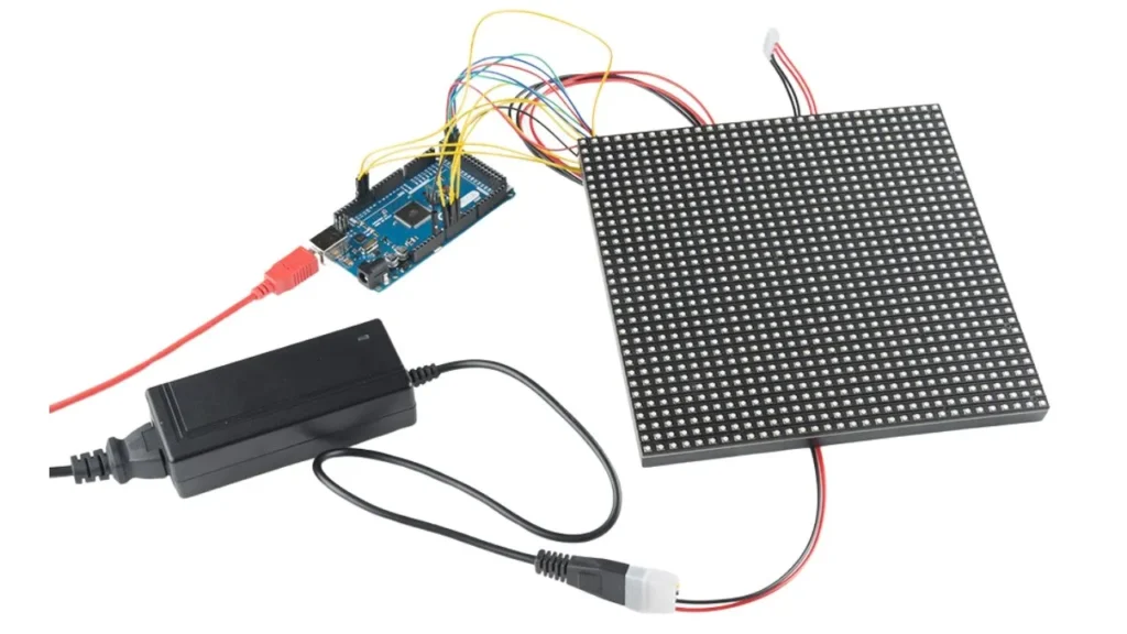 Utilisation des écrans matriciels à LED