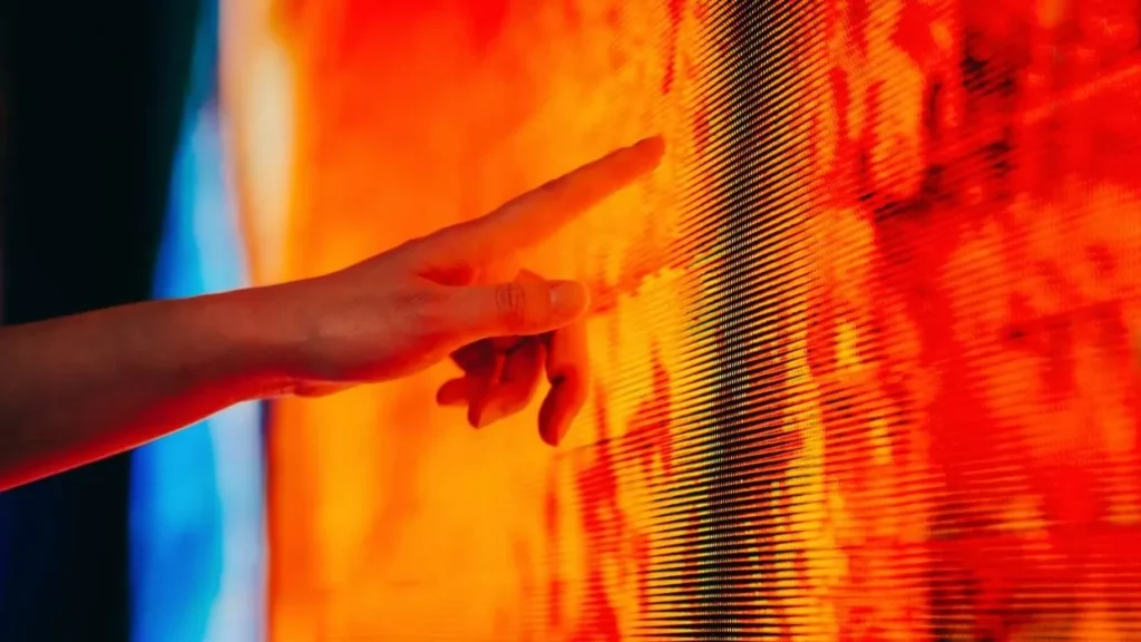 Décoloration Brûlure dans la persistance de l'image