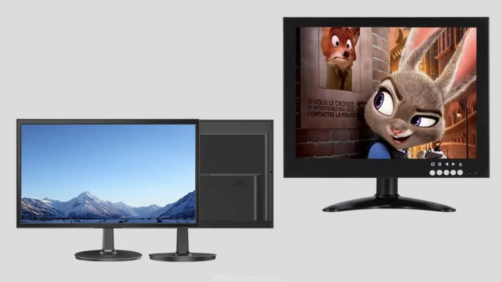 different aspect ratios