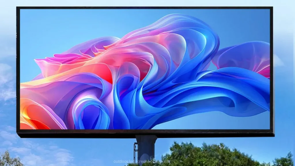 높은 니트의 실외 LED 스크린