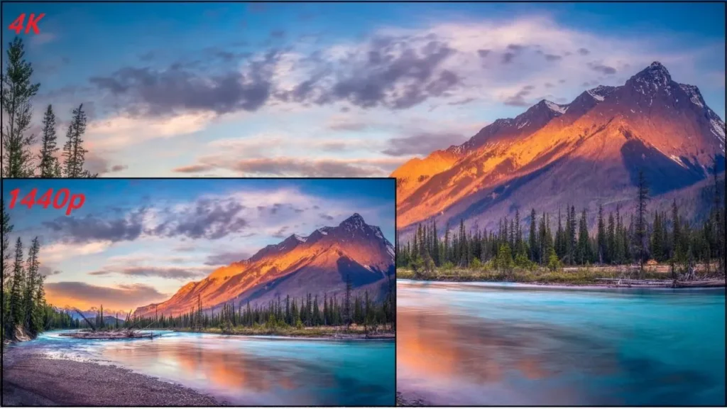 p Resolución vs k p Resolución vs k