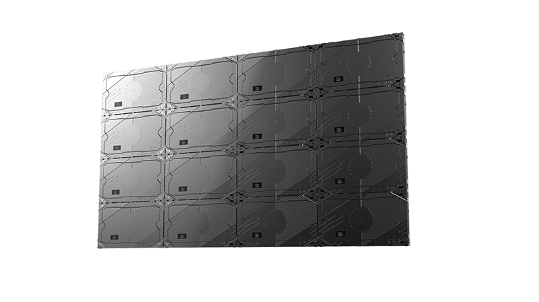 Row of modular server racks with visible cooling fans arranged in a data center deployment