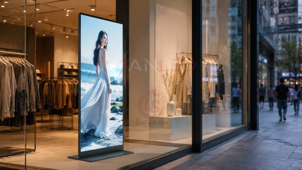 poster LED display portable slim profile retail window advertising poster LED display portable slim profile retail window advertising