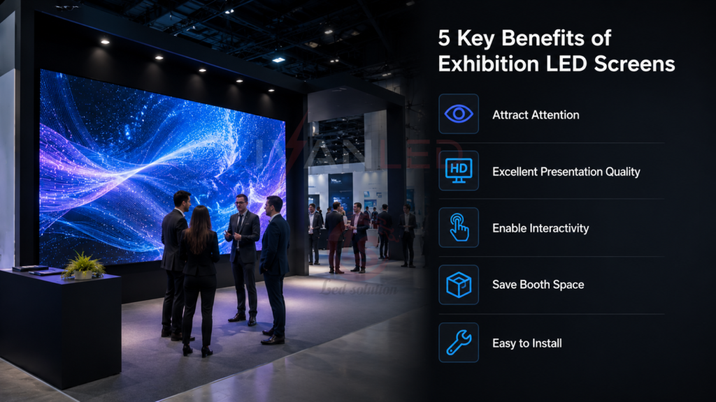 LED-Bildschirme für Ausstellungen bieten fünf wesentliche Vorteile LED-Bildschirme für Ausstellungen bieten fünf wesentliche Vorteile