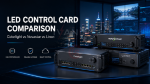 Comparação de placas de controle de LED