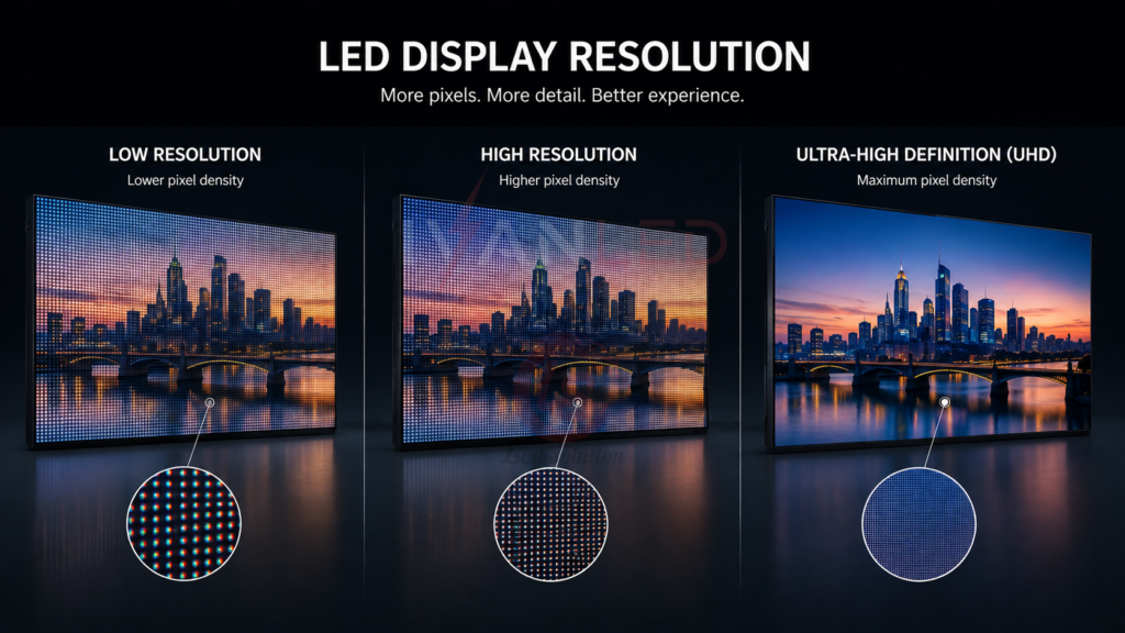 LED display Resolution LED display Resolution