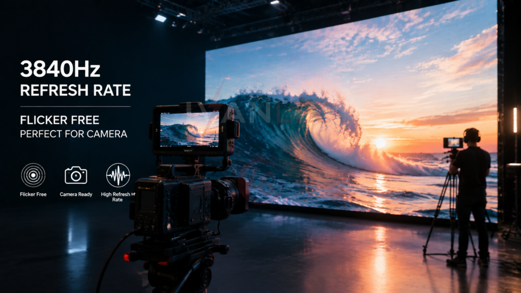 LED screen refresh rate 3840Hz flicker free camera recording guide LED screen refresh rate 3840Hz flicker free camera recording guide