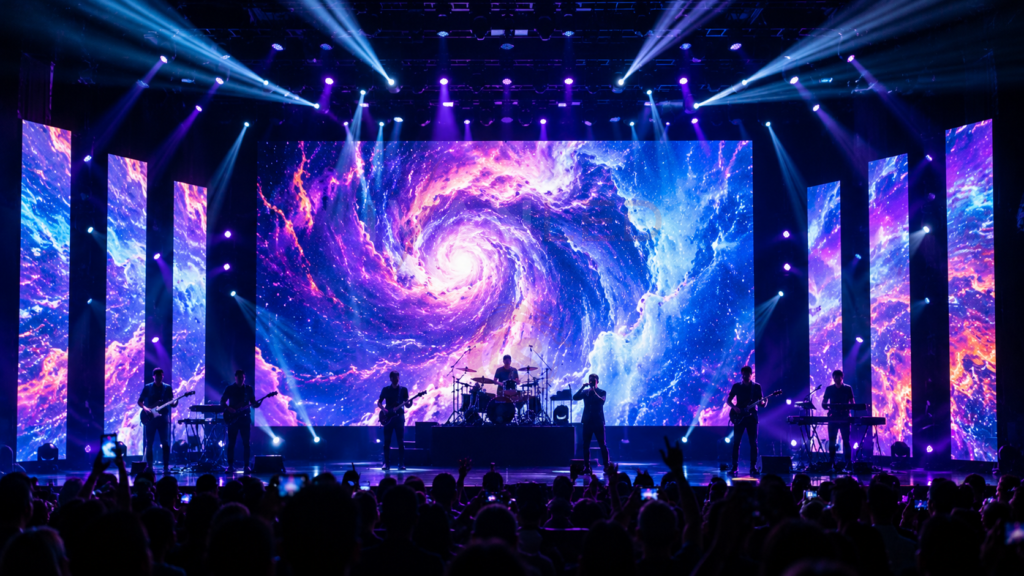 LED stage screen concert backdrop live performance visual effects LED stage screen concert backdrop live performance visual effects