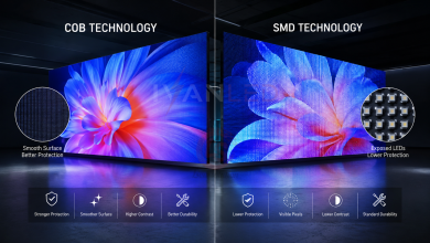 COB LED display technology comparison vs SMD for fine pitch indoor displays