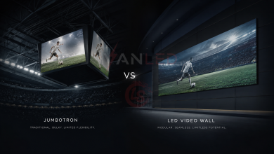 Jumbotron vs LED video wall comparison stadium display replacement