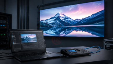LED display programming setup software controller computer connection