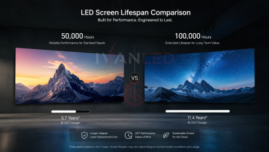 LED 스크린 수명 비교: 50,000시간 대 100,000시간 – 수명 가이드